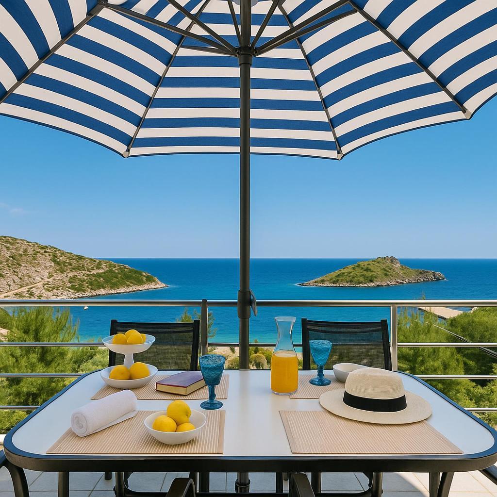Coastal Paradise Found - Komis' Private Pool Retreat آغيوس نيكولاوس المظهر الخارجي الصورة